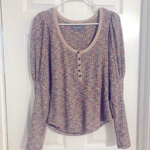 Anthropologie multicolored sweater.